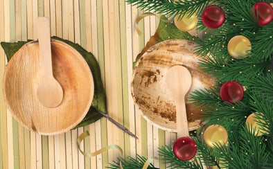 Biodegradable Dinnerware for a Green Christmas