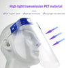 Clear Professional Protective Face Shield Mask with Elastic Band and Comfort Sponge