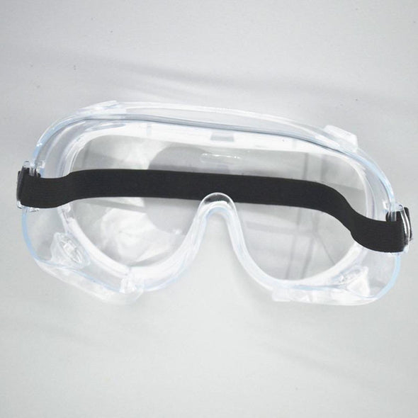 Clear Lens Wide-Vision Adjustable Anti-Fog Protective Safety Goggles