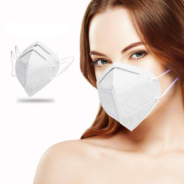 KN95 Disposable Face Mask with Adjustable Soft Ear Loops and 5-Layer Filter