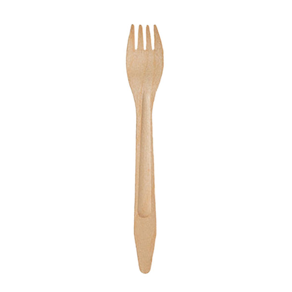 Natural Birch Eco-Friendly Disposable Dinner Forks