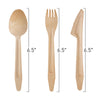 Natural Birch Eco-Friendly Disposable Dinner Knives