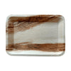 11" x 7" Rectangular Natural Palm Leaf Eco-Friendly Disposable Trays