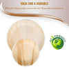 Round Palm Leaf Eco Friendly Disposable Dinnerware Value Set