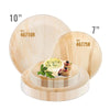 Round Palm Leaf Eco Friendly Disposable Dinnerware Value Set