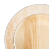 Round Palm Leaf Eco Friendly Disposable Dinnerware Value Set