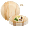 7" Round Palm Leaf Eco Friendly Disposable Salad Plates