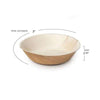 13 oz. Round Palm Leaf Eco Friendly Disposable Soup Bowls