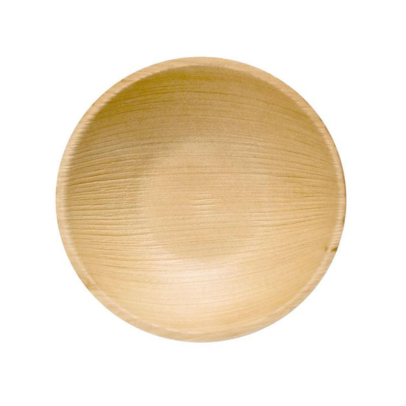 5" Round Palm Leaf Eco Friendly Disposable Soup Bowls | Eco Party Warehouse