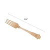 Silhouette Birch Wood Eco Friendly Disposable Dinner Forks