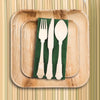 Silhouette Birch Wood Eco Friendly Disposable Dinner Knives