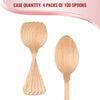 Silhouette Palm Leaf Eco Friendly Disposable Dinner Spoons