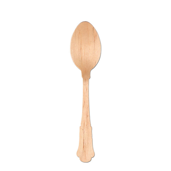 Silhouette Palm Leaf Eco Friendly Disposable Dinner Spoons