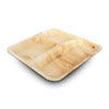 10 Square Palm Leaf 3-Partition Eco Friendly Disposable Dinner Plates