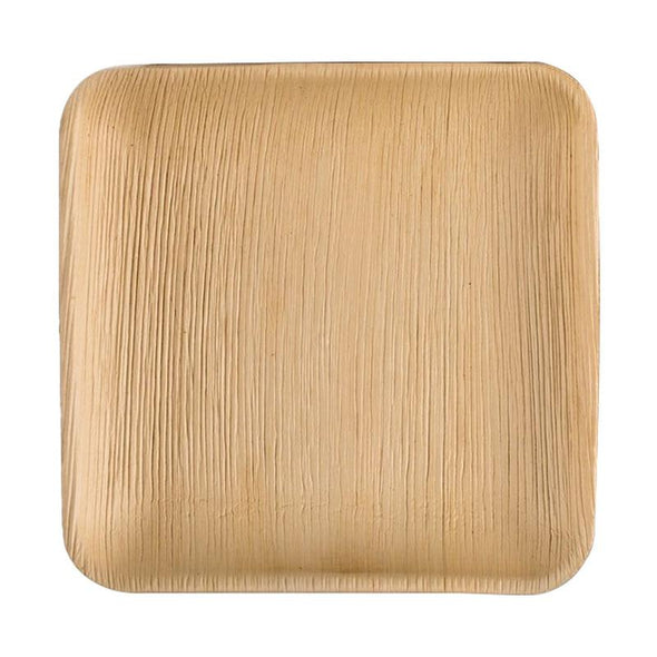 8" Square Palm Leaf Eco Friendly Disposable Buffet Plates | Eco Party Warehouse