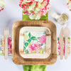 11" Square Palm Leaf Eco Friendly Disposable Dinner Plates