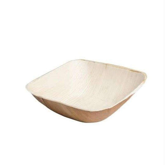 8 oz. Square Palm Leaf Eco Friendly Disposable Soup Bowls