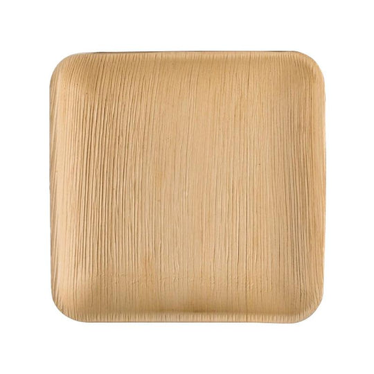 6" Square Palm Leaf Eco Friendly Appetizer/Salad Plates